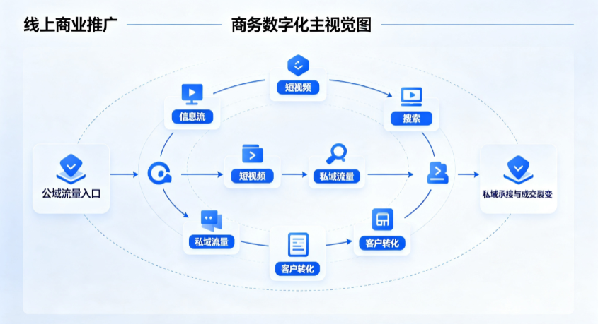 北京市线上商业推广怎么做？全域流量闭环搭建与低成本转化实战指南
